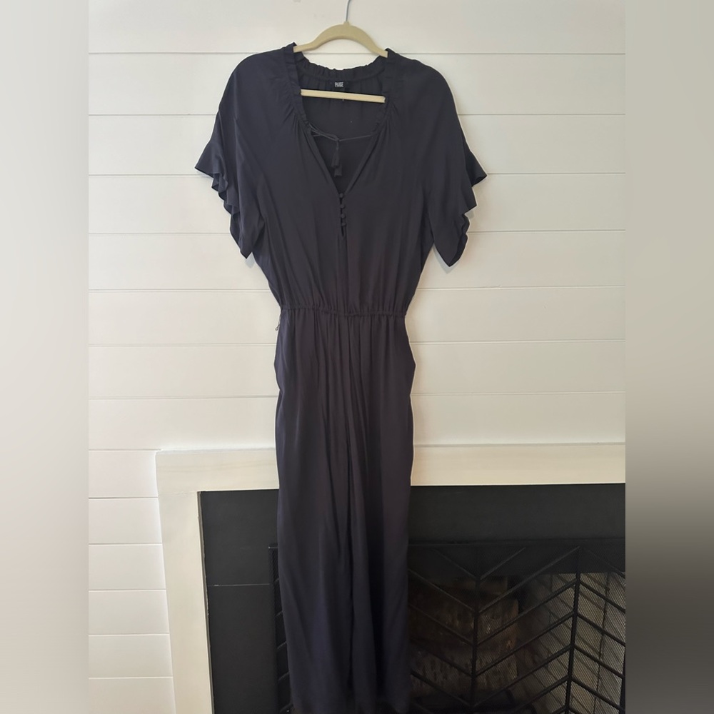 Paige Navy Romper - size small - great condition